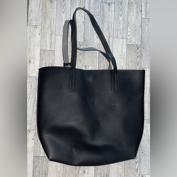 Black & grey medium sized tote - Picture 4 of 6
